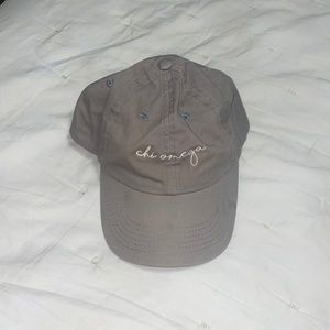 Chi omega script hat